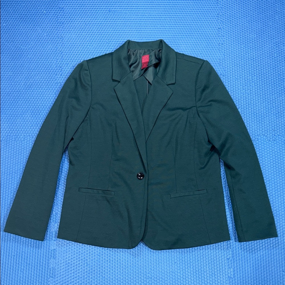 212 Collection Dark Green Blazer